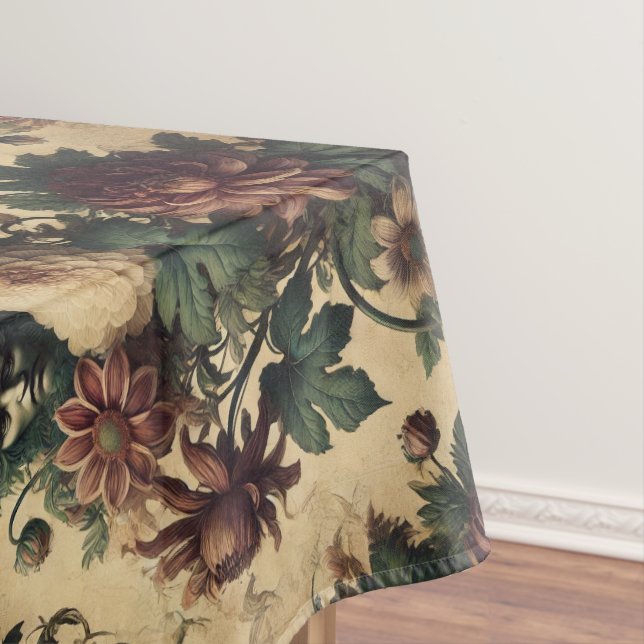 Ethereal Menace – Gothic Large Pattern Tablecloth (In Situ)