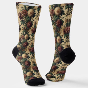 Ethereal Menace – Gothic Victorian Tapestry Socks