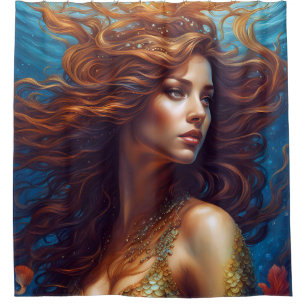 Ethereal Mermaid Art Print Fantasy Underwater Sea