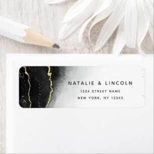 Ethereal Mist Ombre Black Moody Return Address