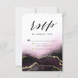 Ethereal Mist Ombre Vin Aquarelle Moody RSVP