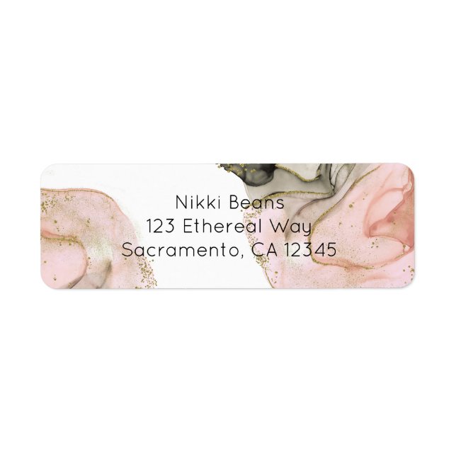 Ethereal Moody Black Gold Inky Imaginaire Glam (Devant)