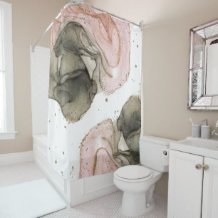 Ethereal Moody Pink Black Gold Inky Fantasy Glam