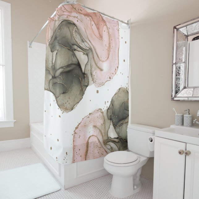 Ethereal Moody Pink Black Gold Inky Fantasy Glam (In Situ)