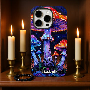 Ethereal Mushroom Bloom iPhone 16 Pro Case