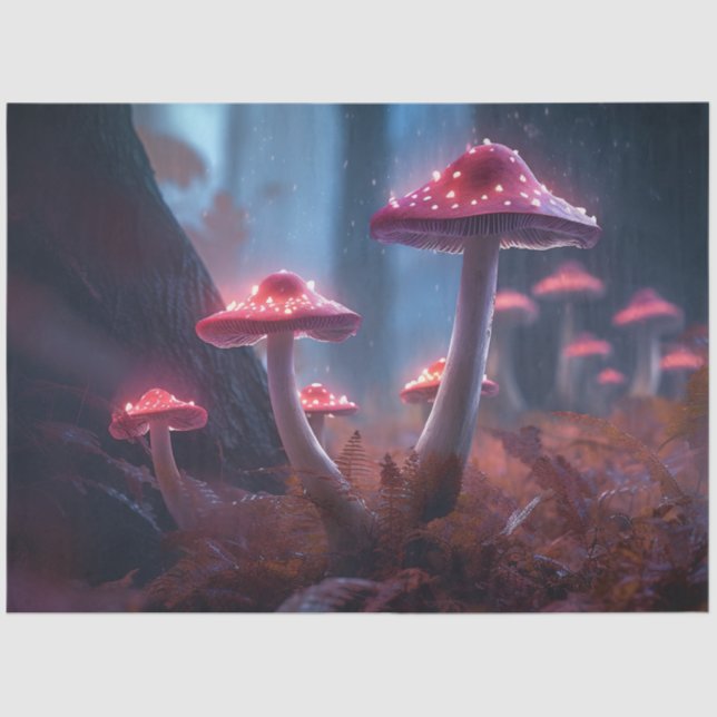 Ethereal Mushroom Series Design 4 Tissue Paper (Front)