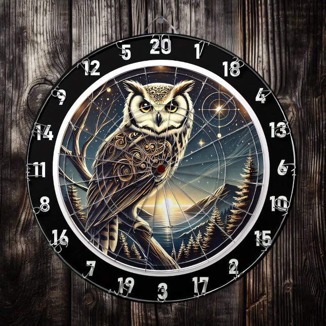 Ethereal Owl Dreams Dartboard Art (Creator Uploaded)