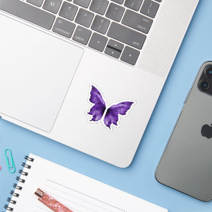 Ethereal Purple Butterfly Aesthetic Die-Cut