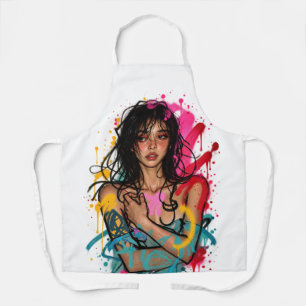 Ethereal Rebel Woman Apron