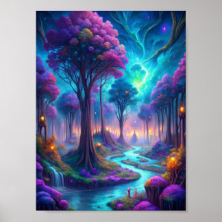 "Ethereal Reflections" Poster