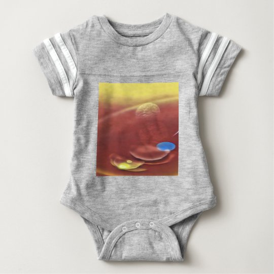 Ethereal Sci-fi Alien Planets Baby Bodysuit
