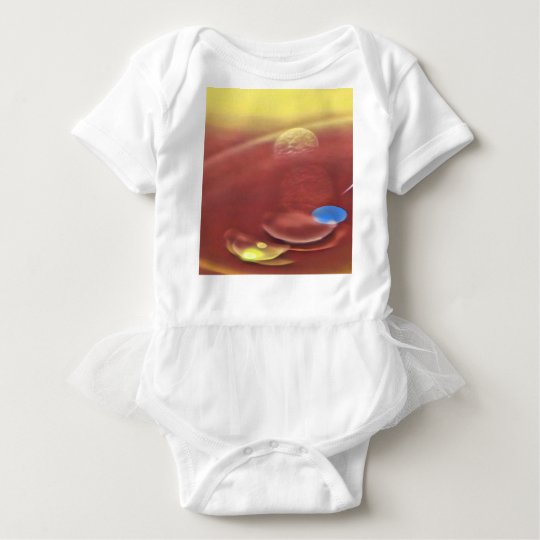 Ethereal Sci-fi Alien Planets Baby Bodysuit