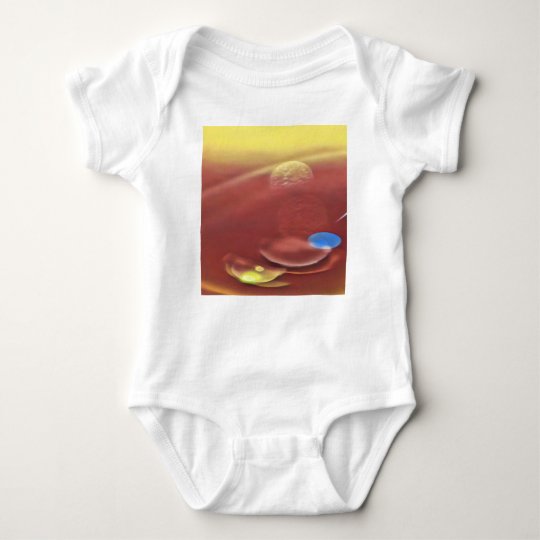 Ethereal Sci-fi Alien Planets Baby Bodysuit