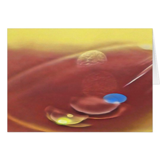 Ethereal Sci-fi Alien Planets Card