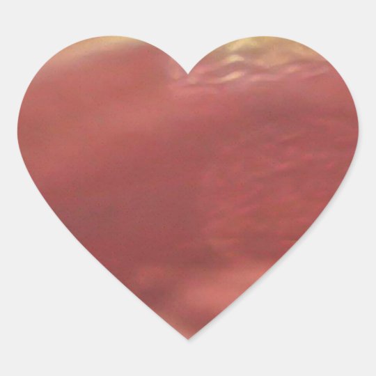 Ethereal Sci-fi Alien Planets Heart Sticker
