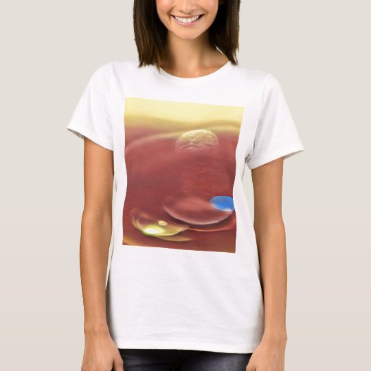 Ethereal Sci-fi Alien Planets T-Shirt