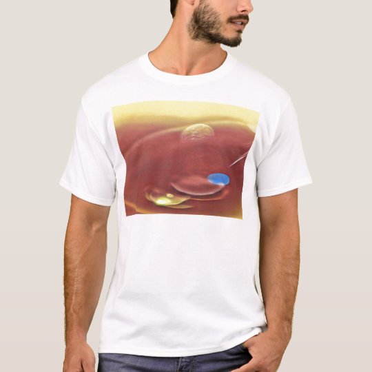 Ethereal Sci-fi Alien Planets T-Shirt