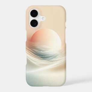 Ethereal Soft Sunrise Waves Aesthetic - Minimalist