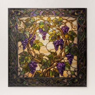 Ethereal Stained Glass Grapevine Puzzle