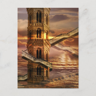 Ethereal towers postcard