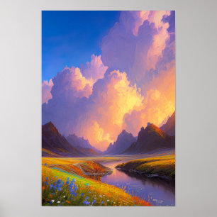 Ethereal Valley Poster