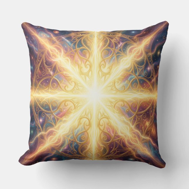Ethereal Vision – Beyond Reality.60 Throw Pillow (Front)
