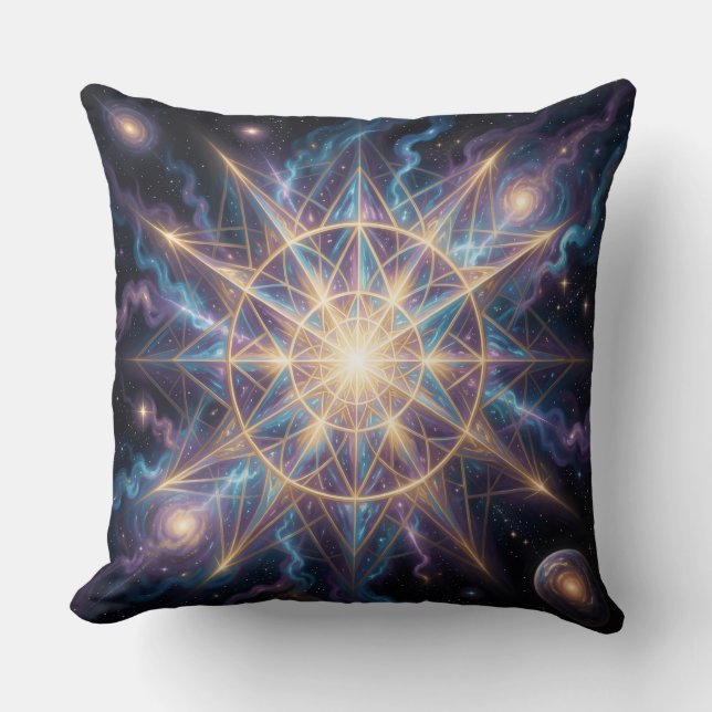 Ethereal Vision – Beyond Reality.66 Throw Pillow (Front)