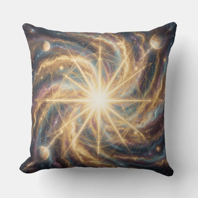 Ethereal Vision – Beyond Reality.70 Throw Pillow (Front)