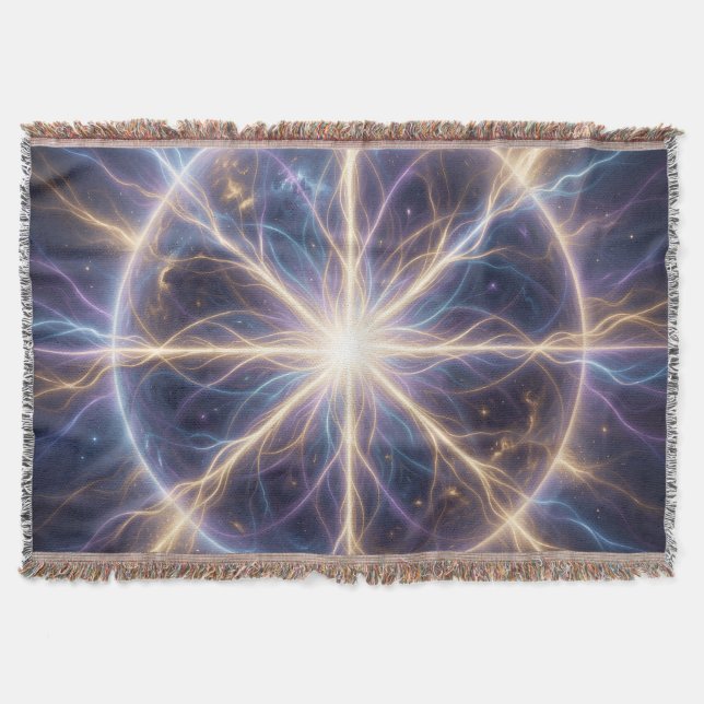 Ethereal Vision – Beyond Reality.71 Throw Blanket (Front)