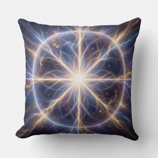 Ethereal Vision – Beyond Reality.71 Throw Pillow (Front)