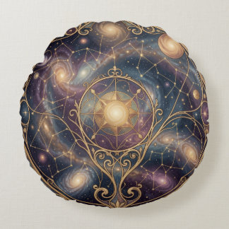 Ethereal Vision – Beyond Reality Round Pillow