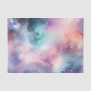 Ethereal Watercolor Galaxy Dreamy Cosmic Tissue Paper