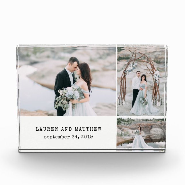 Ethereal Wedding | 3 Photo Collage (Front)