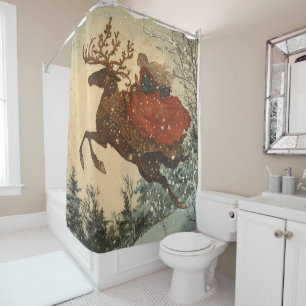Ethereal Woman Shower Curtain