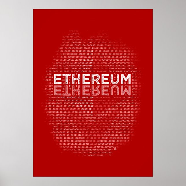 Ethereum Binary Poster (Front)
