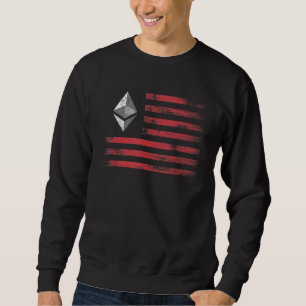 Ethereum Crypto Eth Cryptocurrency Flag Men And Wo Sweatshirt