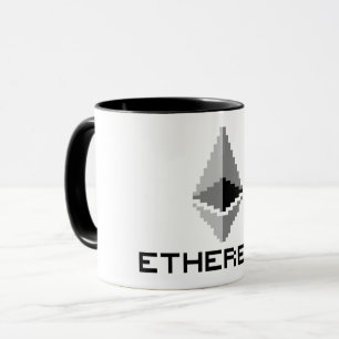 Ethereum ETH 8-Bit Logo Mug