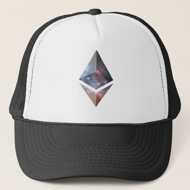 Ethereum ETH cryptocurrency Trucker Hat (Front)