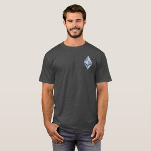 Ethereum ETH Grey & Blue Logo   Shirt