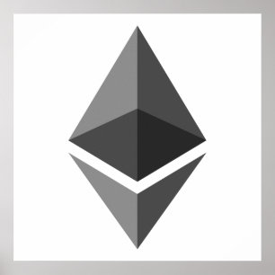 Ethereum ETH Logo Poster