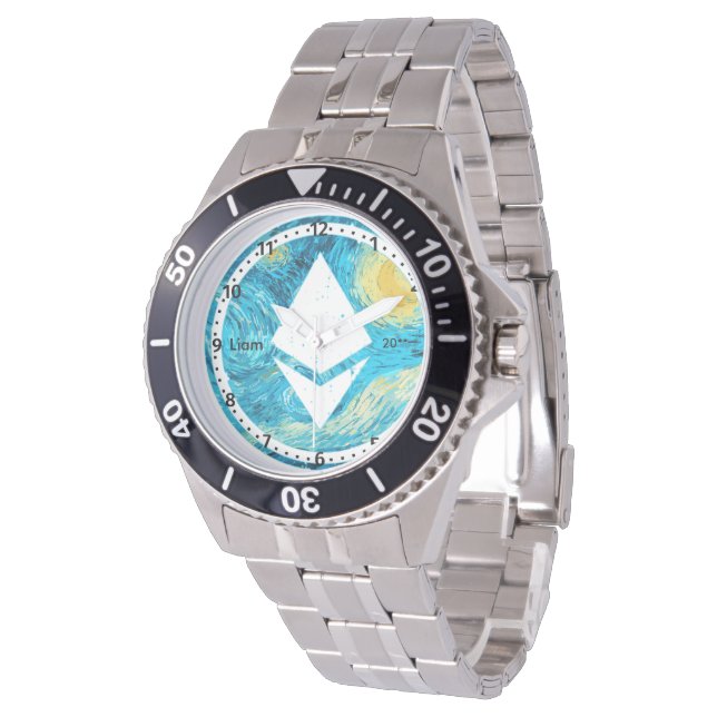 Ethereum Eth Space eWatch Watch (Angled)