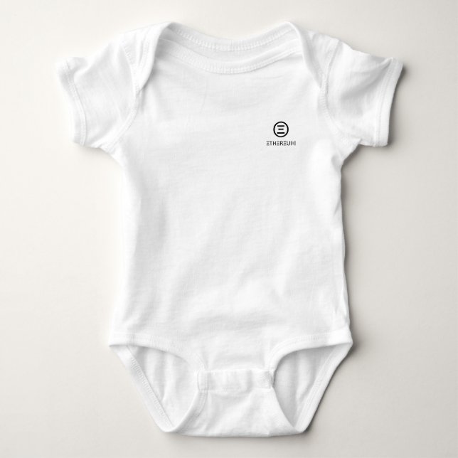 Ethereum Symbol (black) Polo Shirt (Front)