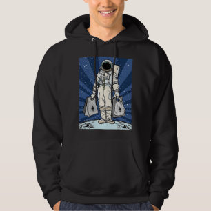 Ethereum To The Moon ETH Space Man Merch  Hoodie