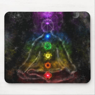 ETHERIC AURA CHAKRA MOUSE PAD