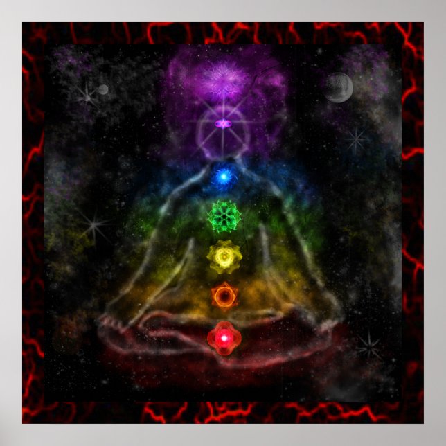 ETHERIC AURA CHAKRA POSTER (Front)