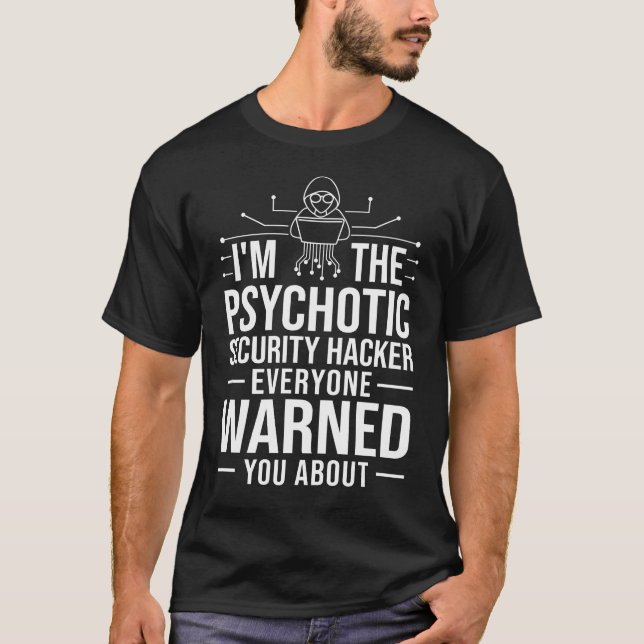 Ethical Hacker Certified Computer Hacking Password T-Shirt (Front)