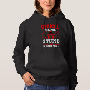 Ethical Hacker Cyber Hacking Awareness Security Pr Hoodie
