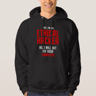 Ethical Hacker Cybersecurity It Pen Tester 2 Hoodie