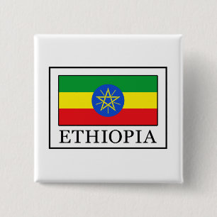Ethiopia 2 Inch Square Button