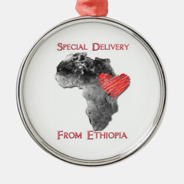 Ethiopia Adoption Ornament (Front)